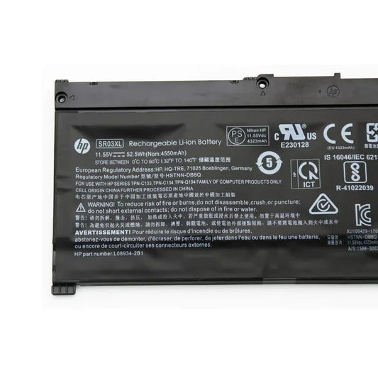 Original SR04XL HP Omen 15-CE002NK Omen 15-CE018NM Omen 15-CE071TX Pavilion 15-CB012NO Pavilion 15-CB081TX Laptop Battery