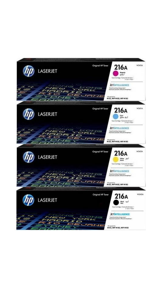 HP 216A Black/Cyan/Magenta/Yellow LaserJet Toner Combo, 4 Pieces
