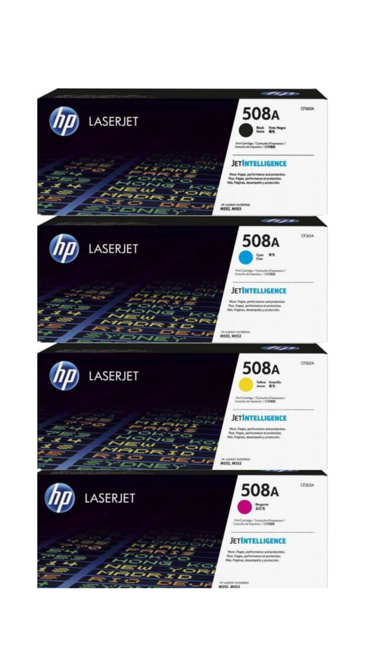 HP 508A 4 Piece Multicolour Original LaserJet Toner Cartridge