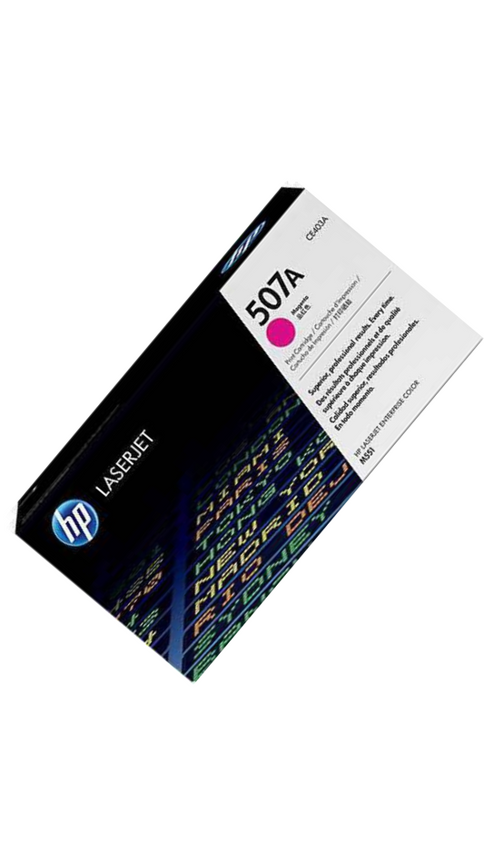 HP CE403A 507A Original LaserJet Toner Cartridge, Magenta