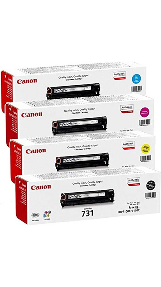 Canon 731 Laser Ink Toner 4 Color Set