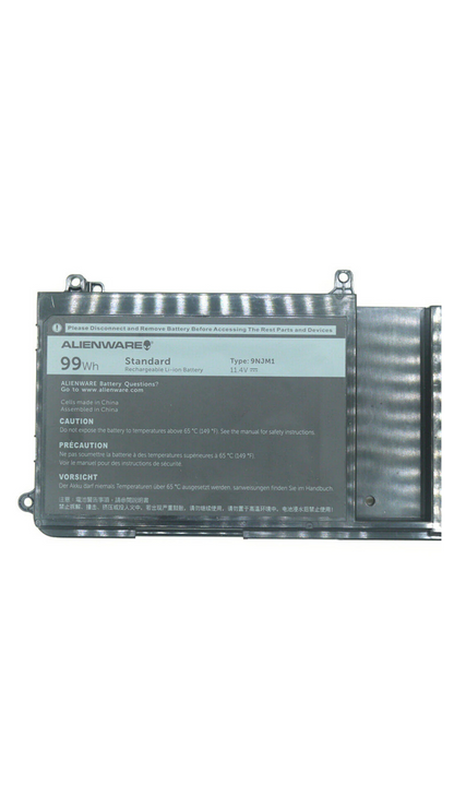 11.4v 99wh Original 0MG2YH, 9NJM1 Dell Alienware 17 R4 15 R3 Tablet Series, HF250, MG2YH Laptop Battery