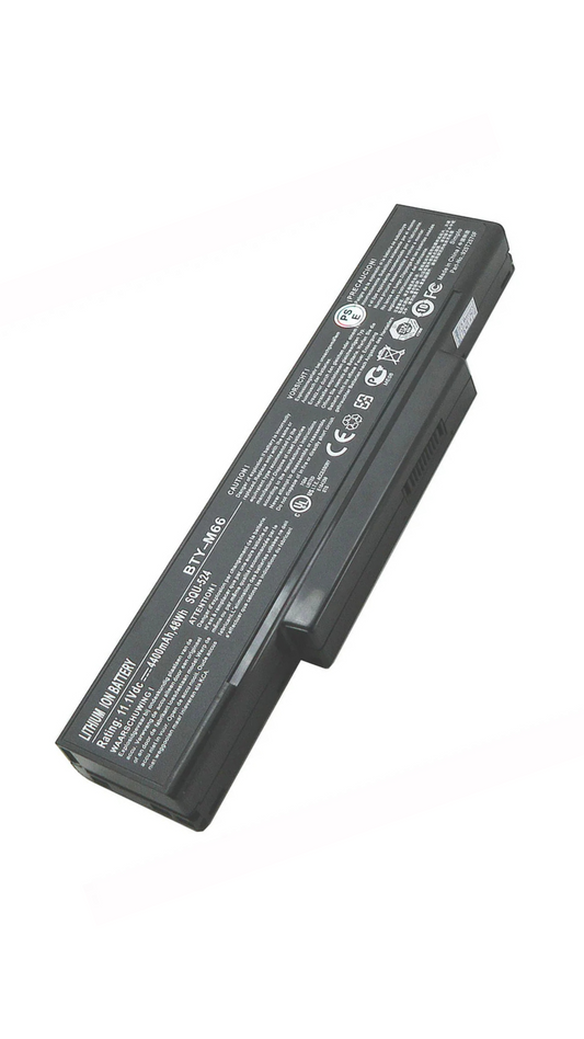 BTY-M66 MSI CLEVO Advent 5401,Advent 7093,Advent 7107,Advent 7111,Advent 8315,ERC430 Laptop Battery