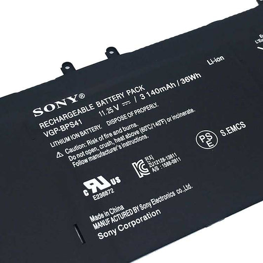 36wh Original VGP-BPS41 Sony Vaio Flip 13 SVF13N SVF13N13CXB SVF13N18SCB SVF13N17SCB SVF13NA1PT Laptop Battery