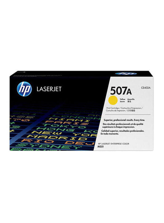 HP 507A Yellow Original LaserJet Toner Cartridge