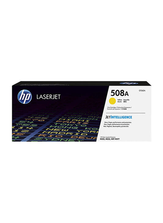 HP 508A Yellow Original LaserJet Toner Cartridge (CF363A)